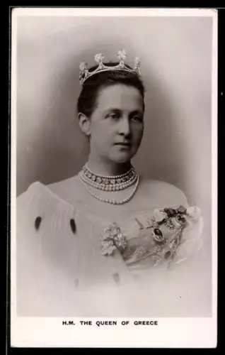 AK H. M. The Queen of Greece, Portrait