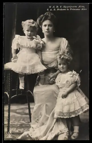 AK Adel von Griechenland, Madame la Princesse Alice