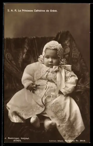 AK Prinzessin Cathérine von Griechenland