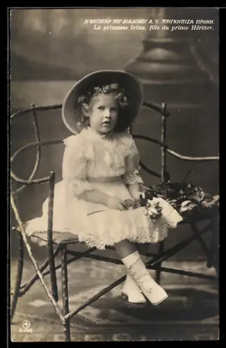AK Prinzessin Irene von Griechenland als kleines Mädchen