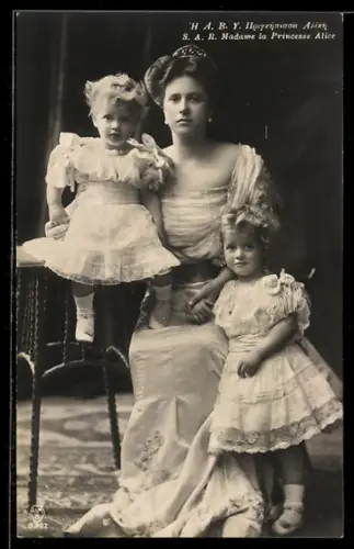 AK Adel von Griechenland, Madame la Princesse Alice
