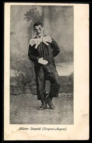 AK Mister Leopold, Original-August, Zirkus