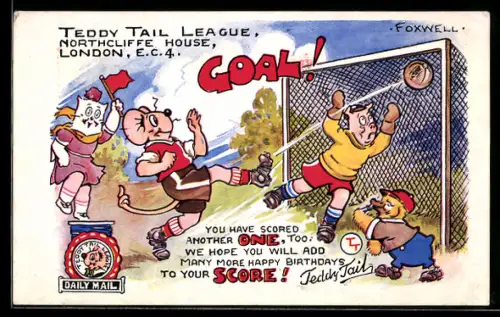 AK Teddy Tail League, Goal ! You have scored another one, too, Comic