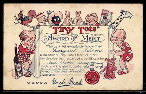 AK Tiny Tots, Award of Merit, Comic