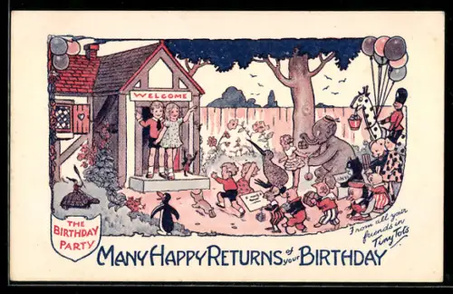 AK Many Happy Returns of your Birthday, The Birthday Party, Comic