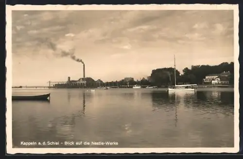 AK Kappeln a. d. Schlei, Blick auf die Nestle-Werke