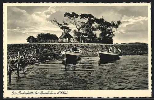 AK Maasholm a. d. Schlei, Fischerhütte