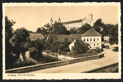 AK Freising, Blick auf Domburg