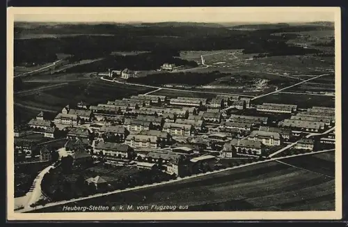 AK Heuberg-Stetten, Fliegeraufnahme des Ortes