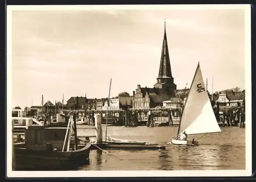 AK Travemünde, Blick vom Priwall