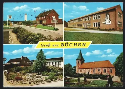 AK Büchen, Kirche, BP Schild