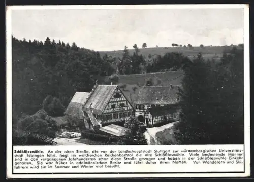 AK Leinfelden, Gasthaus Schlösslesmühle