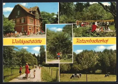 AK Stuttgart-Vaihingen, Gasthaus Katzenbacherhof, Inh. Fam. Unterkofler