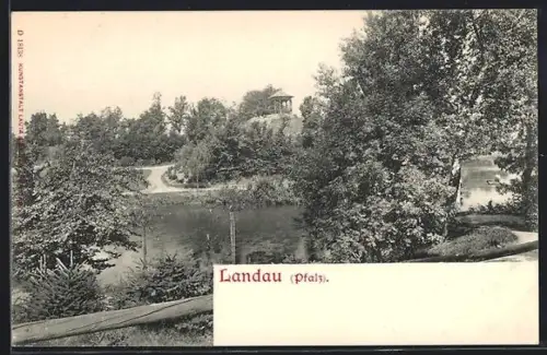 AK Landau /Pfalz, Parkanlage
