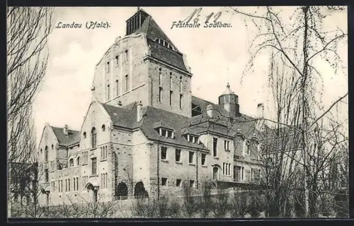 AK Landau /Pfalz, Festhalle, Saalbau