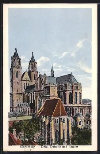 AK Magdeburg, Dom, Ostseite und Remter