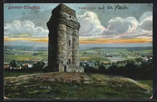 AK Barmen-Elberfeld, Bismarckturm