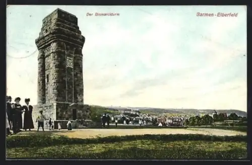 AK Barmen-Elberfeld, Bismarckturm