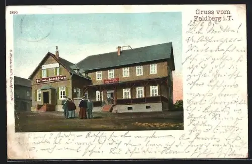 AK Feldberg i. T., Gasthaus Friedrich Sturm