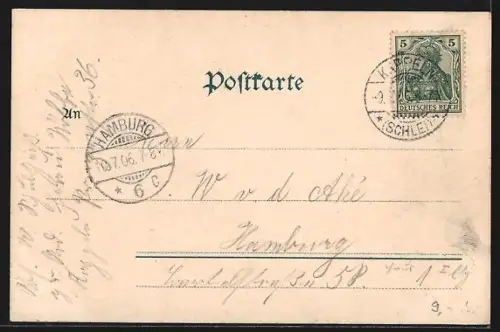 AK Kappeln, Strandhotel, Steg, Boote