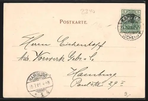 AK Kappeln, Strandhotel, Steg, Boote