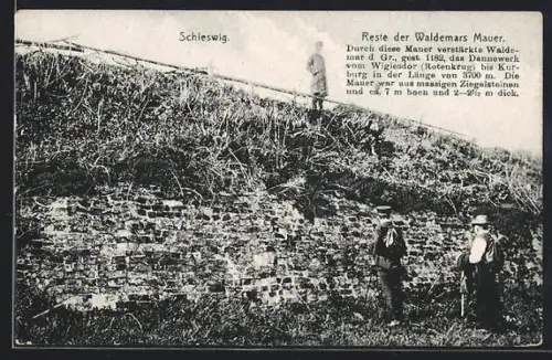 AK Schleswig, Reste der Waldemars Mauer