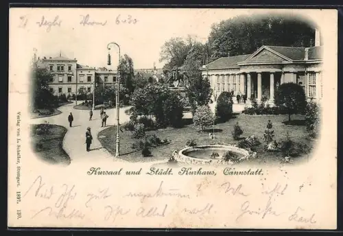 AK Cannstatt, Kursaal und Städtisches Kurhaus