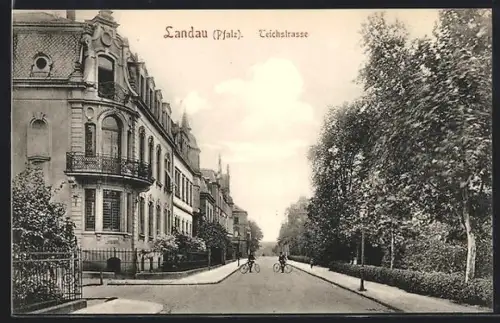 AK Landau /Pfalz, Teichstrasse