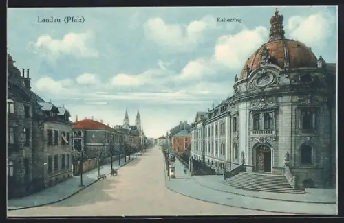 AK Landau /Pfalz, Strasse Kaiserring