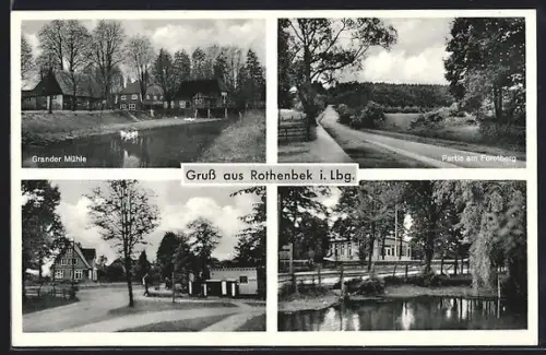 AK Rothenbek, Grander Mühle, Partie am Forstberg