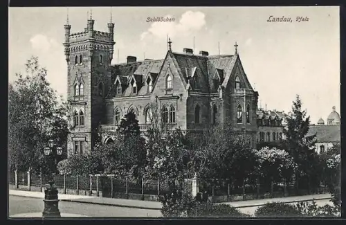 AK Landau /Pfalz, Schlösschen