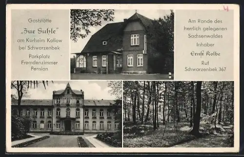 AK Schwarzenbek, Gasthaus Zur Suhle