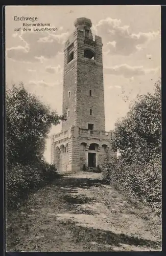 AK Eschwege, Bismarckturm auf dem Leuchtberge