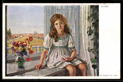 Künstler-AK sign. Milly Marbe-Fries: Annemarie