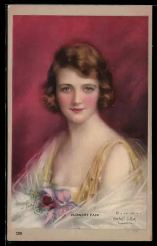 Künstler-AK sign. Haskell Coffin: Flowers Fair