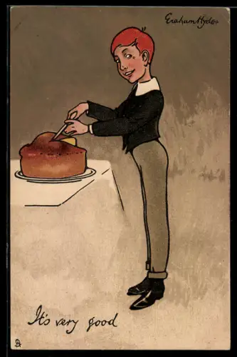 Künstler-AK sign. Graham Hyde: It`s very good