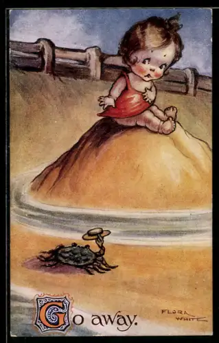 Künstler-AK sign. Flora White: Go away