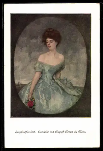 Künstler-AK Zeitung Velhagen & Klafings Monatshefte, Empfindsamkeit