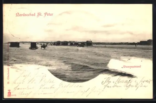 AK St. Peter, Damenstrand, Panorama