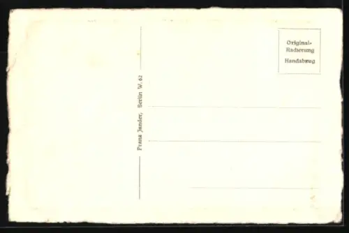 Künstler-AK Rheinsberg, Schloss Rheinsberg