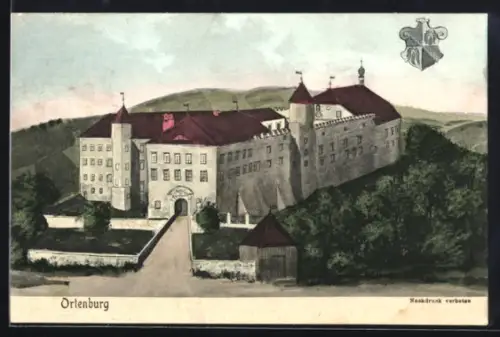 AK Ortenburg, Schloss Ortenburg, Wappen
