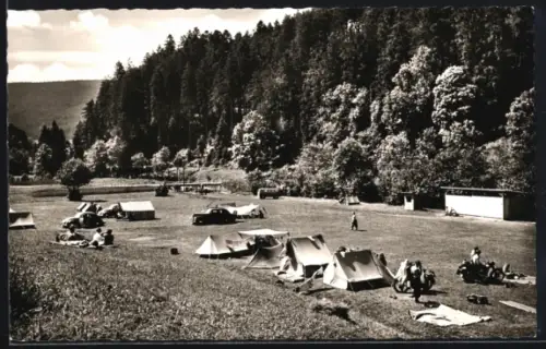AK Alpirsbach /Schwarzwald, Camping-Platz DCC Ehlenbogertal, Bes. Gg. Wolpert