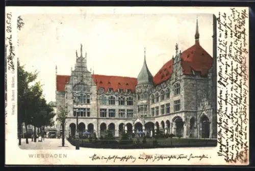 AK Wiesbaden, Am Rathaus