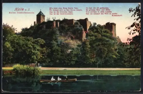 AK Halle a. S., Ruine Giebichenstein