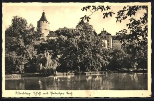 AK Altenburg, Schloss und Pauritzer Teich