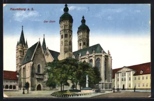 AK Naumburg / Saale, Blick auf den Dom