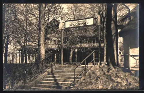 AK Löbau /Sa., Berghotel Honigbrunnen