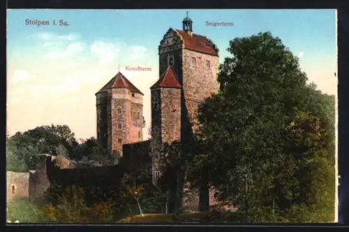 AK Stolpen i. Sa., Koselturm und Seigerturm