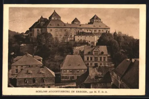 AK Augustusburg im Erzgeb., Schloss