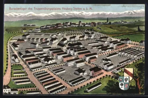 AK Stetten a. k. M., Barackenlager des Truppenübungsplatzes Heuberg